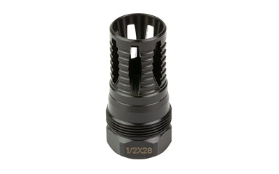 KAK Industry Plan B A7 Flash Hider 1/2X28, .223-9mm .375" Bore, Plan B Compatible, Black Nitride