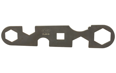 KAK Industry Plan B Multitool Muzzle Wrench, Fits Plan B Devices & A2 Muzzle Devices, Black