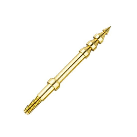 KleenBore .17/.204 Cal Precision Barbed Point Cleaning Jag – SmallBore #3-48 Thread