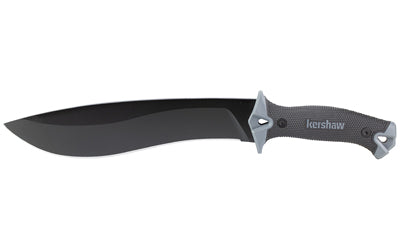 Kershaw Camp 10 Machete 10" Fixed Blade, Carbon Tool Steel, Powdercoat Finish, Includes Nylon Sheath 1077