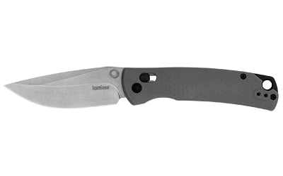 Kershaw Sequence Folding Knife, 3.32" Clip Point 8Cr13MoV Blade, DuraLock, Gray GFN Handle, Deep-Carry Clip 1426