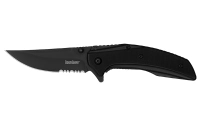 Kershaw Outright Assisted Opening Folding Knife, 3" Trailing Point 8Cr13MoV Blade, Black PVD, G10 Handle 8320BLKST