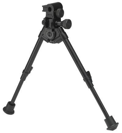 Versa-Pod Model 52 Bipod 9-12" Black with Pan and Tilt Cant Lock