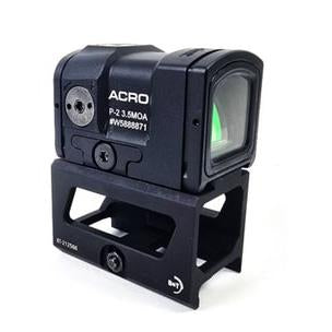 B&T Skeleton Mount 39mm with Aimpoint ACRO P-2 Red Dot Sight Combo Black