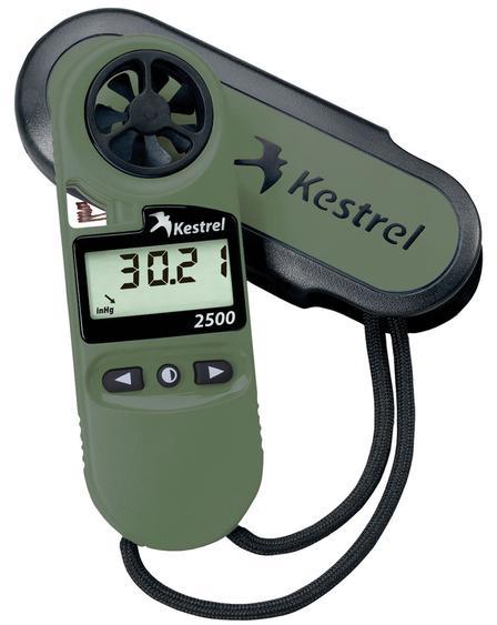 Kestrel 2500NV Weather Meter with Digital Altimeter & NV Backlight - Olive Drab
