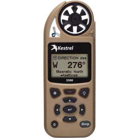Kestrel 5500 Handheld Weather Meter with Bluetooth LiNK and Vane Mount Desert Tan