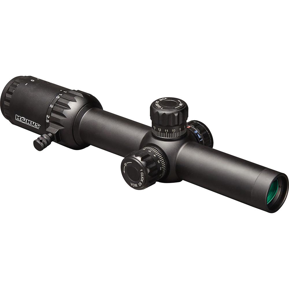 Konus Event Rifle Scope 1-10x24mm 30mm SFP Circle-Dot Illuminated Black