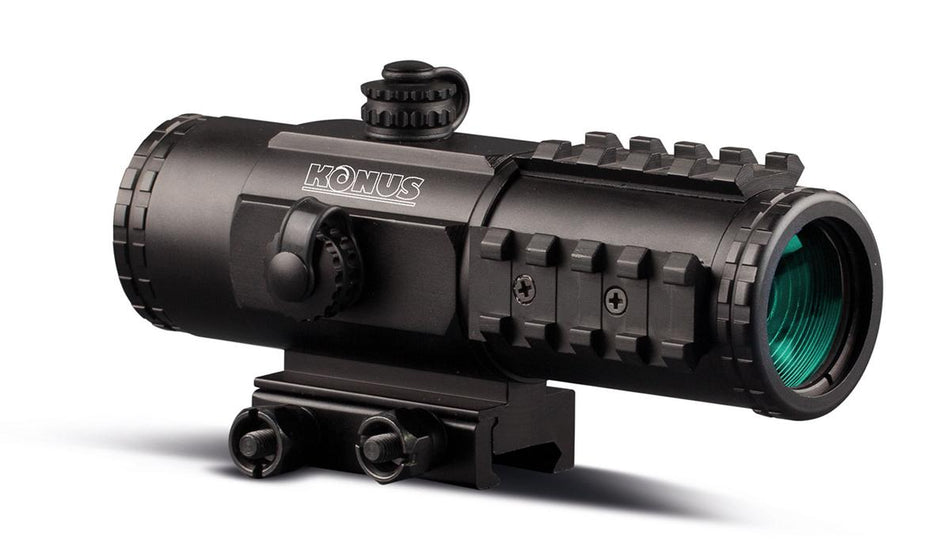 Konus Optics SIGHT-PRO PTS2 3x30mm Red/Blue Illuminated 2.8 M.O.A. Dot
