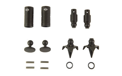 KNS Precision Snapfoot Quick-Change Modular Bipod Foot Kit for Harris Bipods, Black Matte Snapfoot-Harris Kit