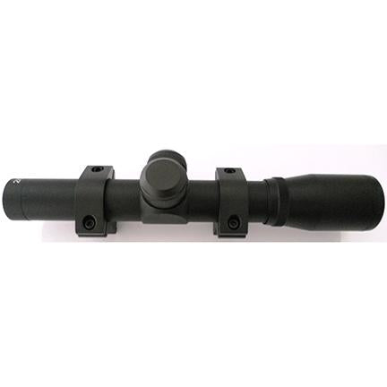 Keystone Pistol Scope 2x 20mm with 14.5in Eye Relief and 3/8in Dovetail Rings