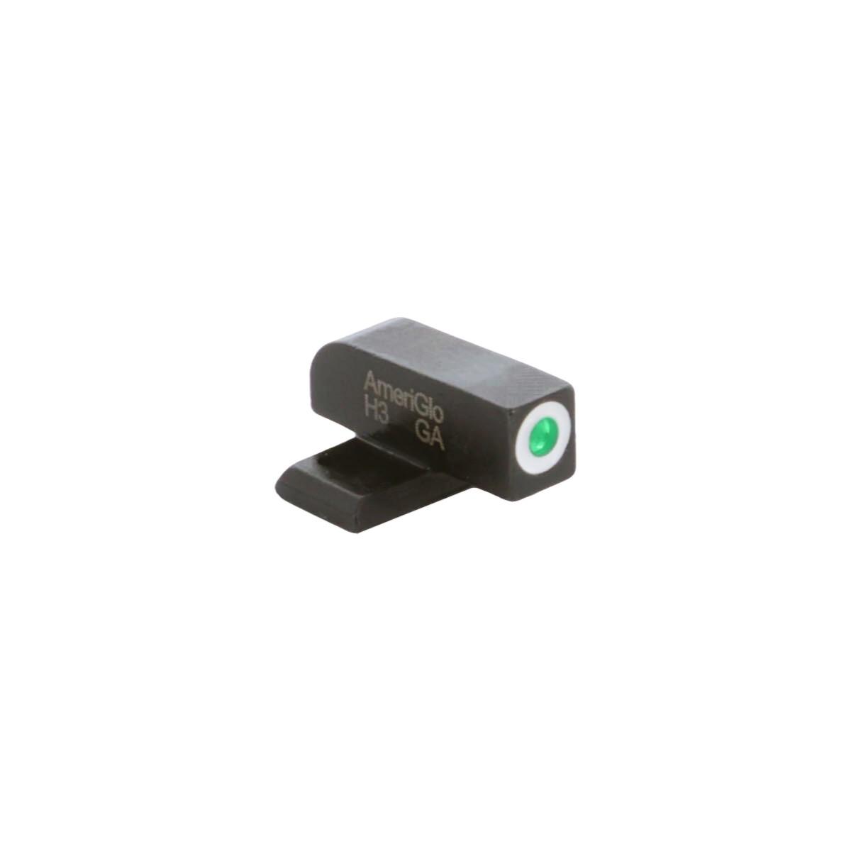 Ameriglo Green Tritium White Outline Front Sight .220" H .140" W for Springfield Hellcat