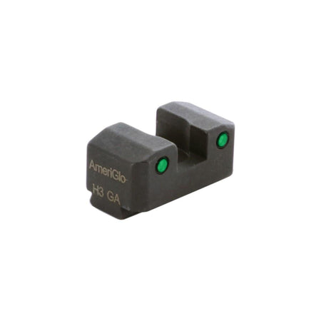 Ameriglo Green Tritium 2-Dot Black Outline Rear Sight .300" H Sq Notch for Hellcat OSP