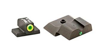 Green Tritium Lime Green Lumi Outline / Green Single Dot Night Sight for S&W M&P Shield