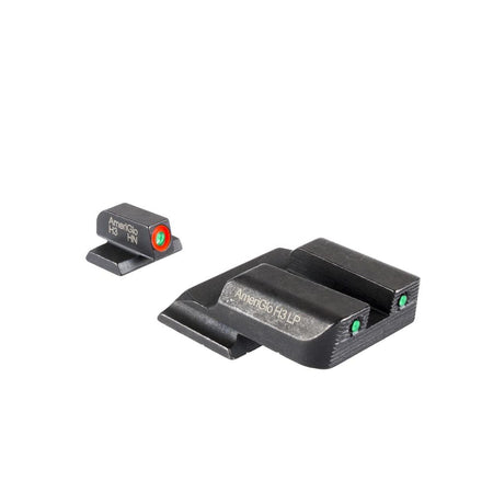 Ameriglo Trooper Tritium Sight Set Green Rear Orange Front for S&W M&P