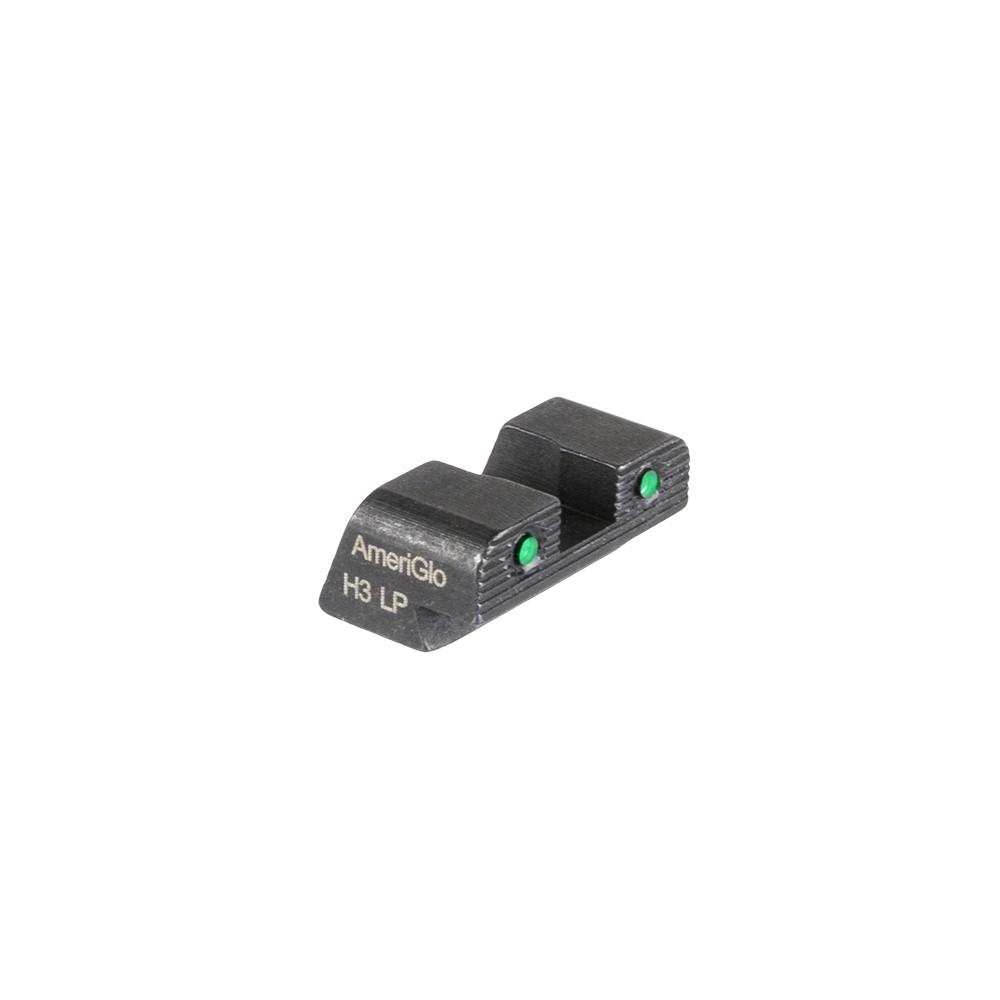 Ameriglo 2-Dot Tritium Rear Sight for Sig Sauer Springfield XD Hellcat Green with Black Notch #10