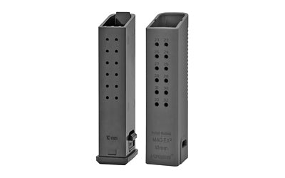 KRISS USA MagEx2 Kit Magazine Extension, 10MM, +18 Rounds, Black, Fits Glock 20 Magazines, 3 Pack KVA-MX2K10BL01