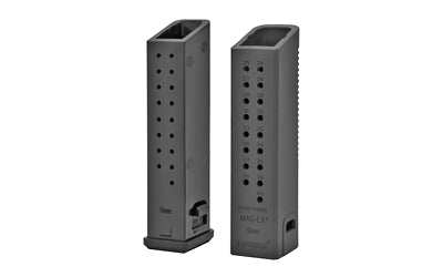 KRISS USA MagEx2 Magazine Extension Kit, 9MM, +23 Rounds, Black, 3-Pack, Fits Glock 17/Kriss Vector KVA-MX2K90BL01