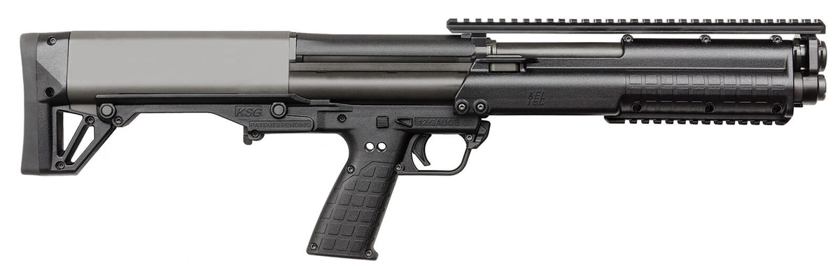 Kel-Tec KSGBLK KSG Black 12 Gauge 18.50" 3" 14+1 Black Rec/Barrel Black Polymer Fixed Stock & Grip