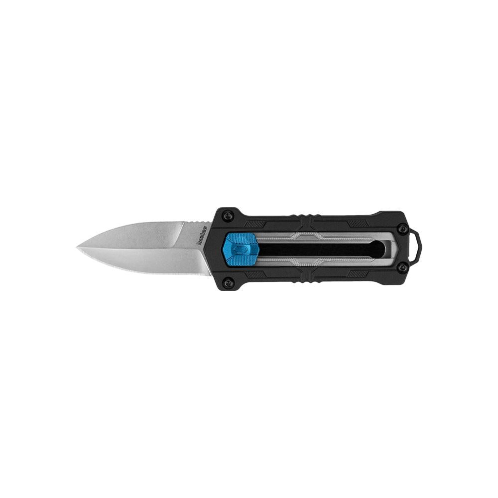 Kershaw Kapsule Manual OTF Folding Knife 1.9" Spear Point Blade Black