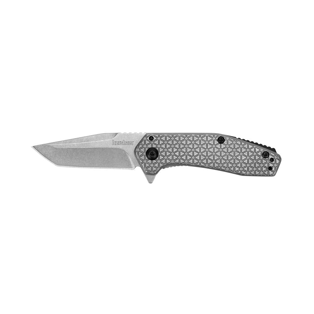 Kershaw Cathode Folding Knife 2.25" Tanto Blade Silver Stainless