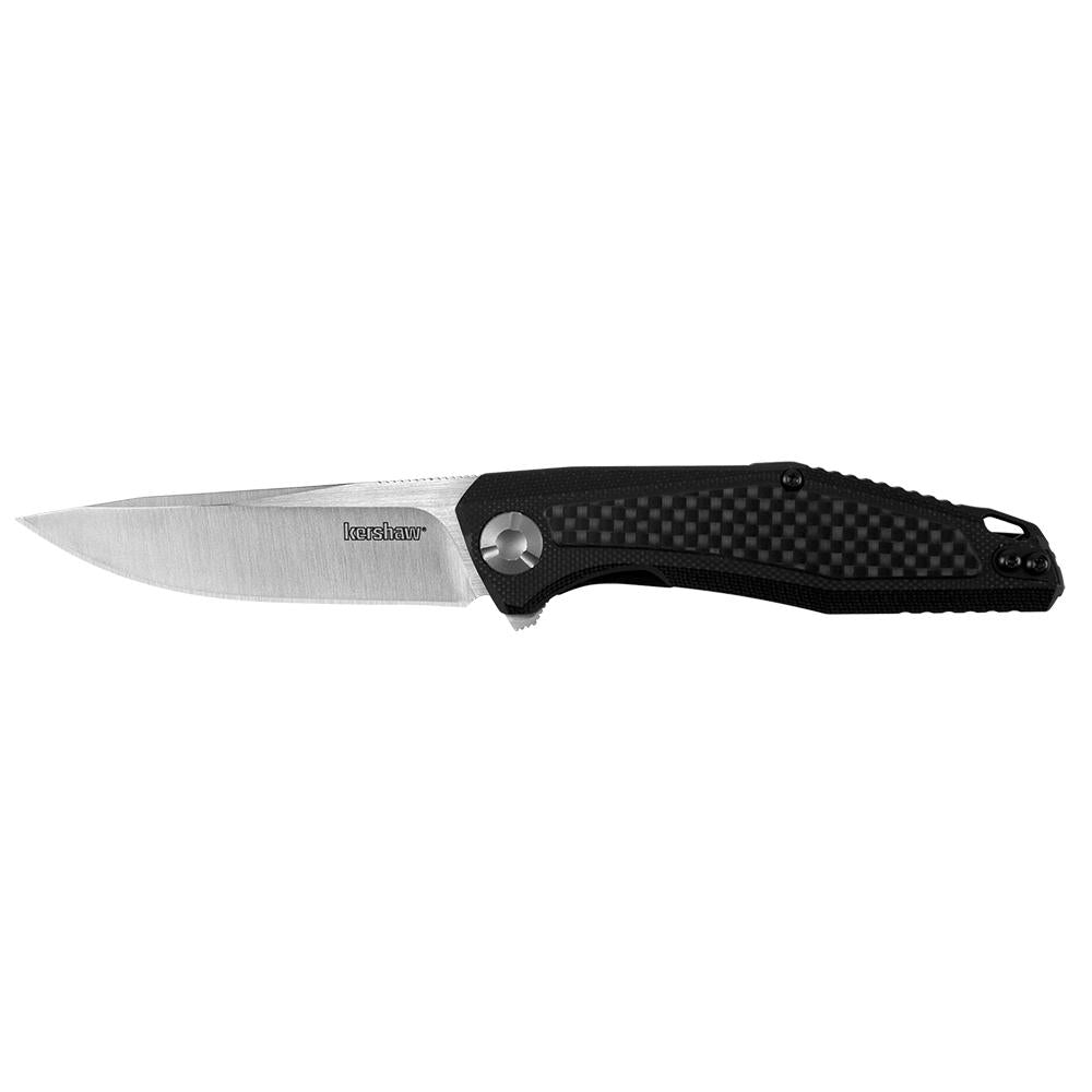 Kershaw Atmos Folding Knife 3" Drop Point Blade Black G10 Handle
