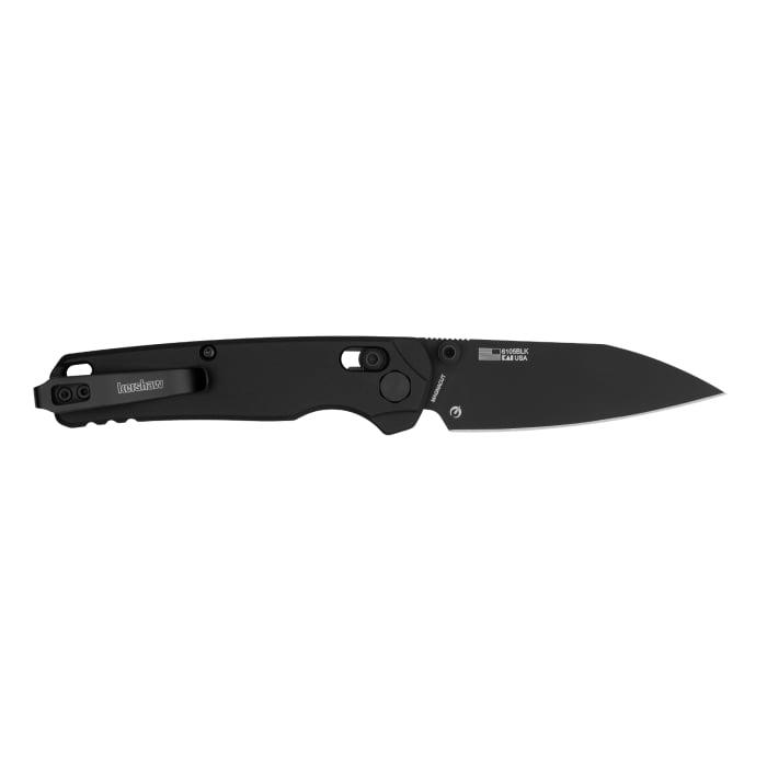 Kershaw Bel Air Folding Knife 3-1/10" Reverse Tanto Blade Black USA Made