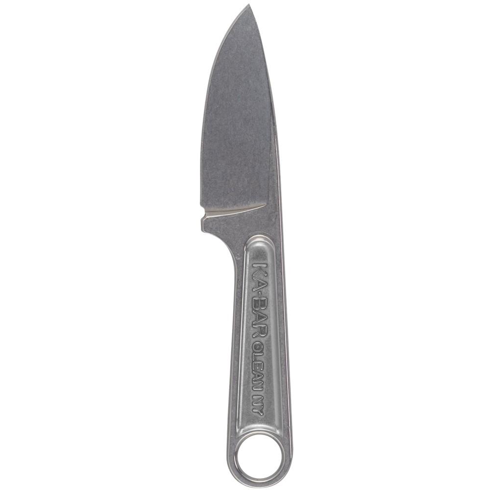 Ka-Bar Forged Wrench Fixed Blade Knife 3" Drop Point Silver
