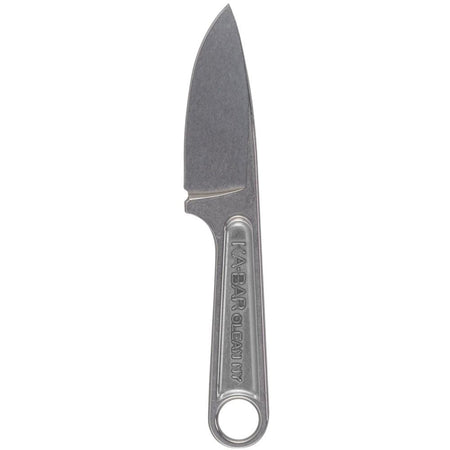 Ka-Bar Forged Wrench Fixed Blade Knife 3" Drop Point Silver