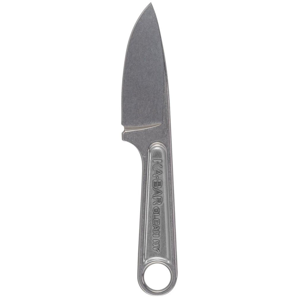 Ka-Bar Forged Wrench Fixed Blade Knife 3" Drop Point Silver