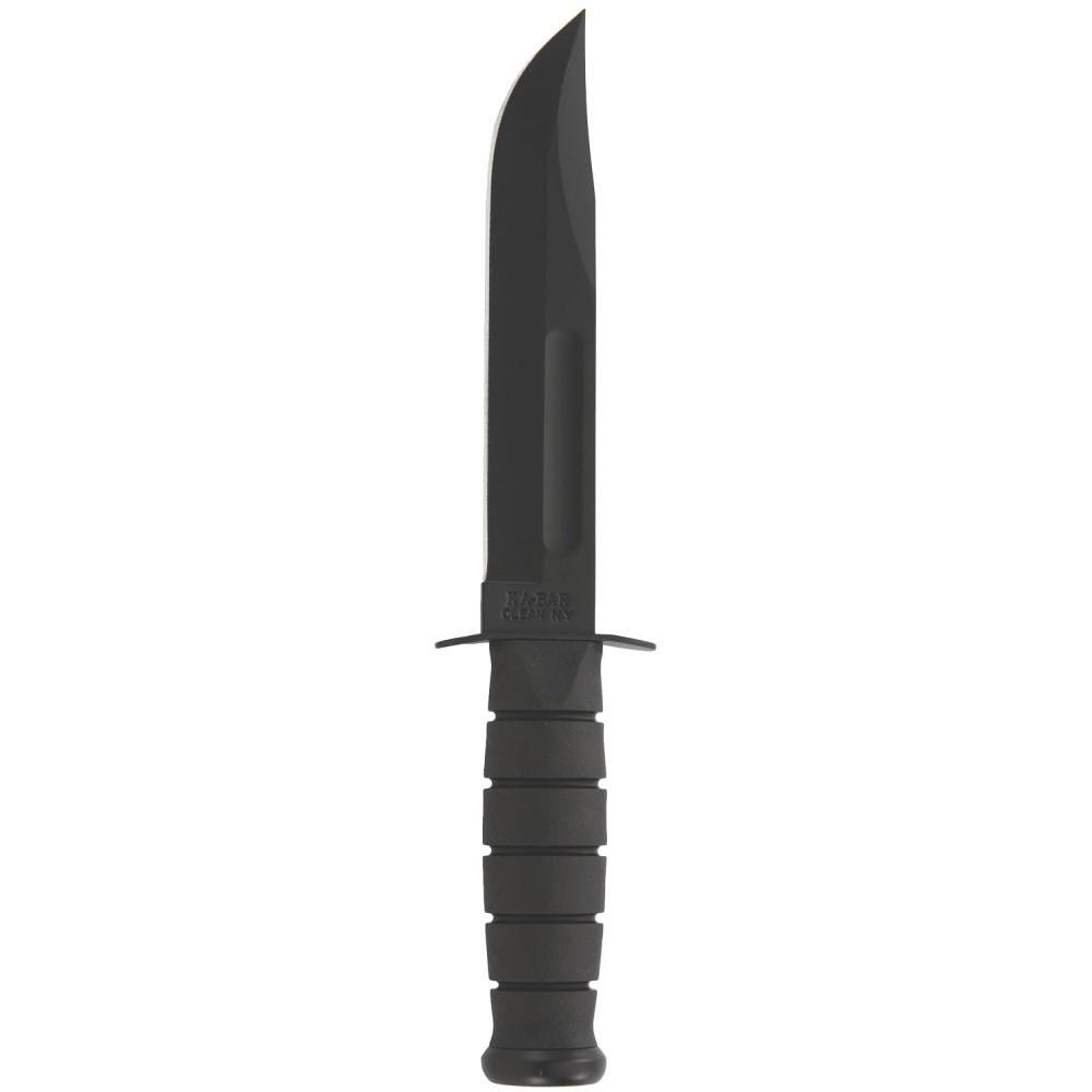Ka-Bar Fixed Blade Knife 7" Clip Point Black with MOLLE Sheath