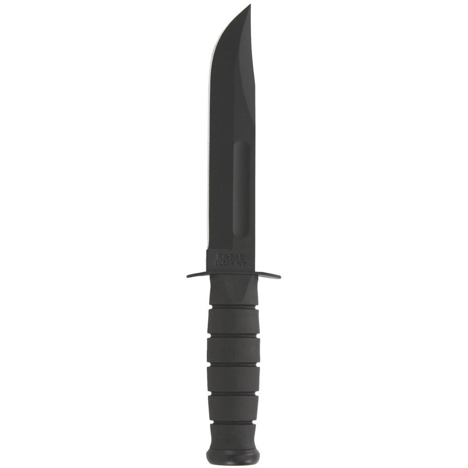 Ka-Bar Fixed Blade Knife 7" Clip Point Black with MOLLE Sheath