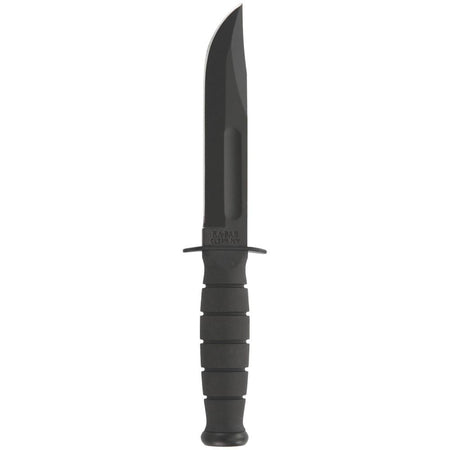 Ka-Bar Short Fixed Blade Knife 5-1/4" Clip Point Black