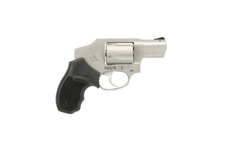 Taurus 2-650129 650 Small 357 Mag 38/Special +P 5 Shot 2" Stainless Steel Barrel, Cylinder & Frame, Black Rubber Grip, Transfer Bar Safety, Concealed Hammer