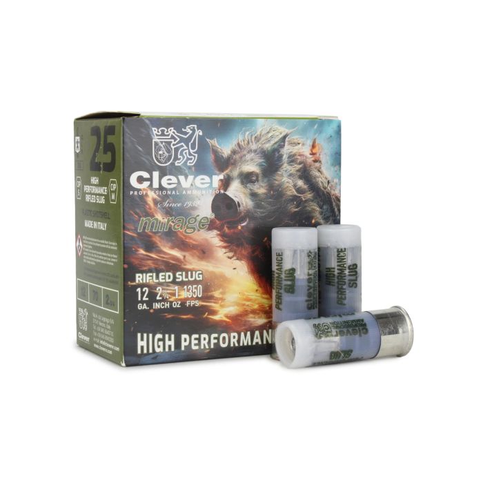 Clever Mirage 12 Gauge 1oz Rifled Slug 2-3/4" 1350FPS