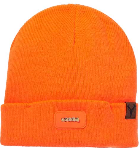 Hot Shot Basics Lighted Knit Cap Bolt 5-Bulb - Blaze