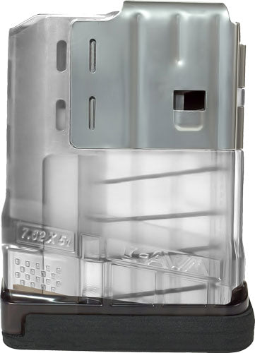 Lancer L7AWM SR-25 7.62x51 5rd Translucent Clear Rifle Magazine
