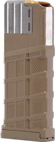 Lancer L7AWM SR-25 7.62x51mm 25-Round Opaque FDE Gen 2 Magazine