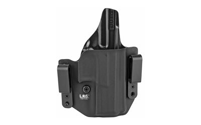 L.A.G. Tactical Defender Series OWB/IWB Kydex Holster for CZ P-10 C, Right Hand, Black