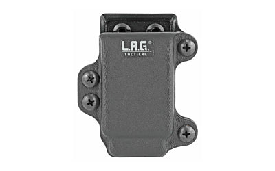 L.A.G. Tactical Single Pistol Magazine Carrier for Single Stack .45 ACP, Kydex, Black