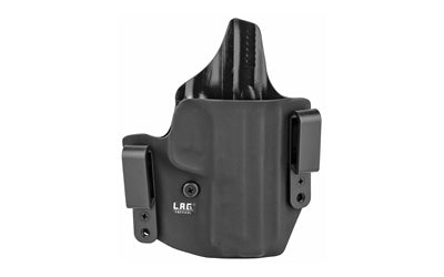 L.A.G. Tactical Defender Series OWB/IWB Kydex Holster for S&W M&P M2.0 9/40, Right Hand, Black