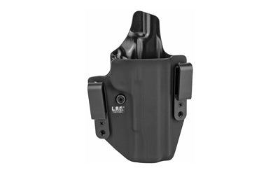 L.A.G. Tactical Defender Series OWB/IWB Kydex Holster for 1911 5" No Rail, Right Hand, Black