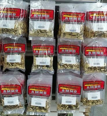Lightning Ammo Cleaned & Polished Reconditioned 9mm Brass 100-Pack