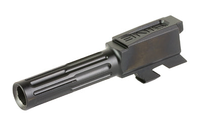 LanTac USA 9INE Fluted Drop-In Barrel for Glock 43/43x, Nitride Finish, Black