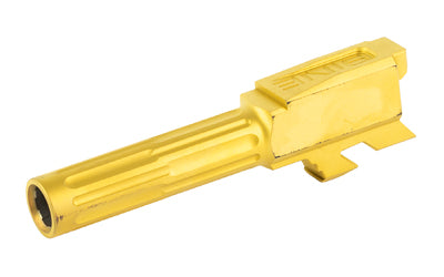 LanTac USA 9INE Fluted Barrel for Glock 43/43x, TiN Finish, Bronze