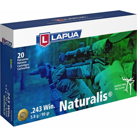 Lapua 4316052  Full Metal Jacket FMJ 90 Grain .243 Winchester