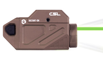 Viridian C5L Tac Light with Green Laser, Universal Rail Fit, 650 Lumens, Instant-On, Flat Dark Earth 930-0055