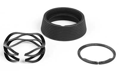 LBE Unlimited Delta Ring Assembly for AR10 .308, Includes Slip Ring, Snap Ring & Weld Spring, Black