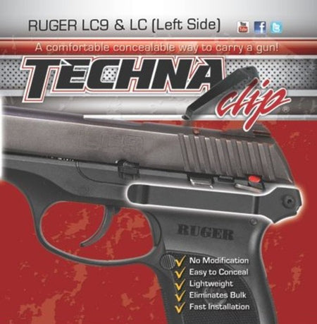 Techna Clip Handgun Retention Clip for Ruger LC9 & LC380 Left Side