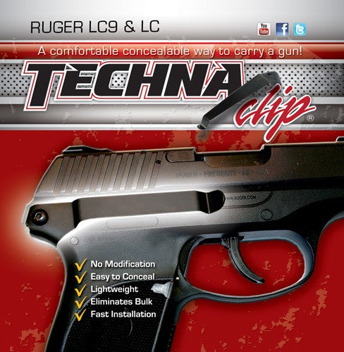 Techna Clip Handgun Retention Clip for Ruger LC9 & LC380 Right Side