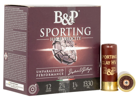 Baschieri & Pellagri (B&P) 12 Gauge 12B8SCH8 Sporting Clay Sporting 2.75" 1-1/8oz 8 Shot